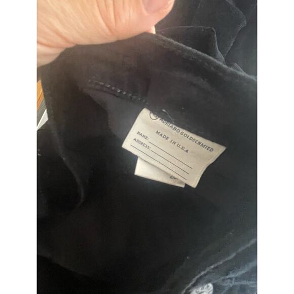 AG Adriano Goldschmeid Corduroy Pants 28R Stevie Ankle Jodhpur Black - Picture 7 of 8